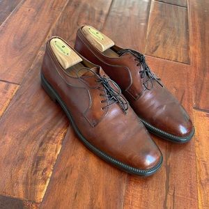 Ferragamo Brown Leather Dress Shoe, 43